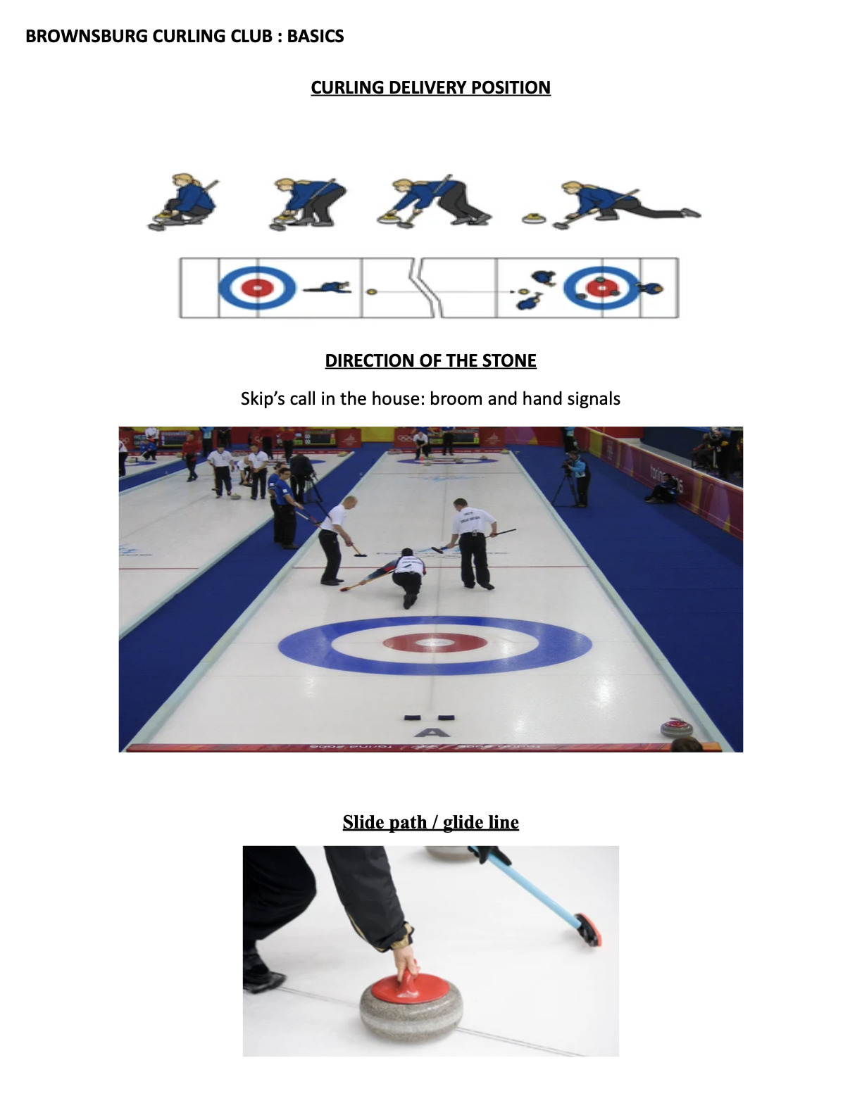INITIATION AU CURLING Lesson3A
