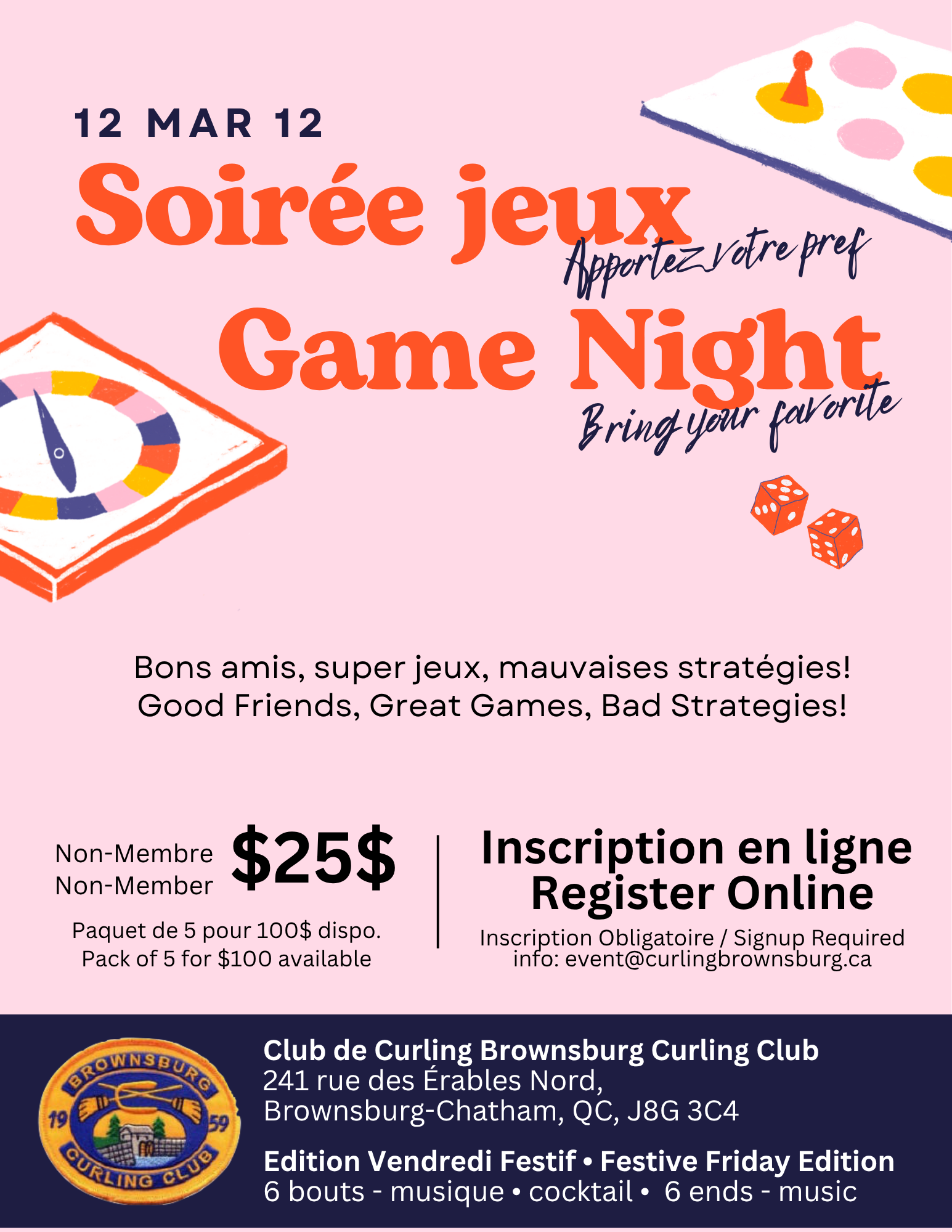 2027 03 12 Friday Game Night