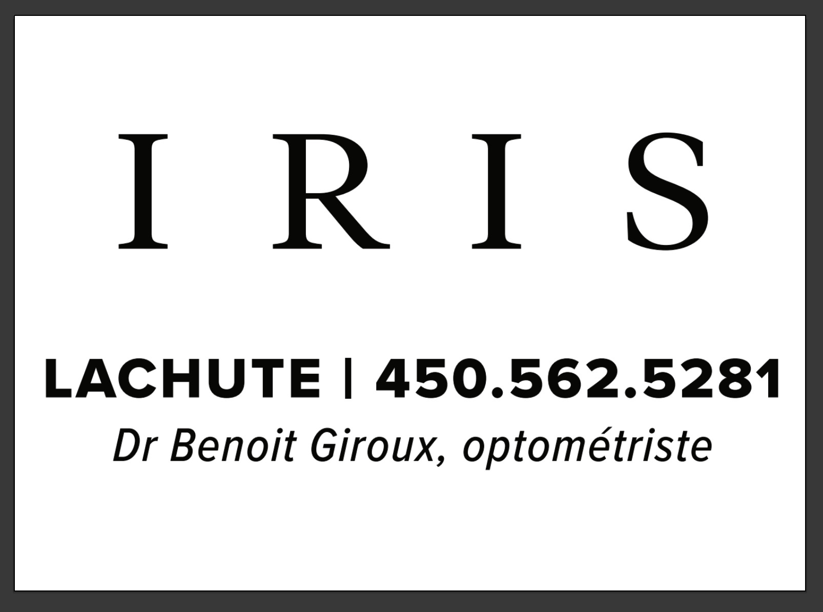 Logo-IRIS -Dr. BENOIT GIROUX